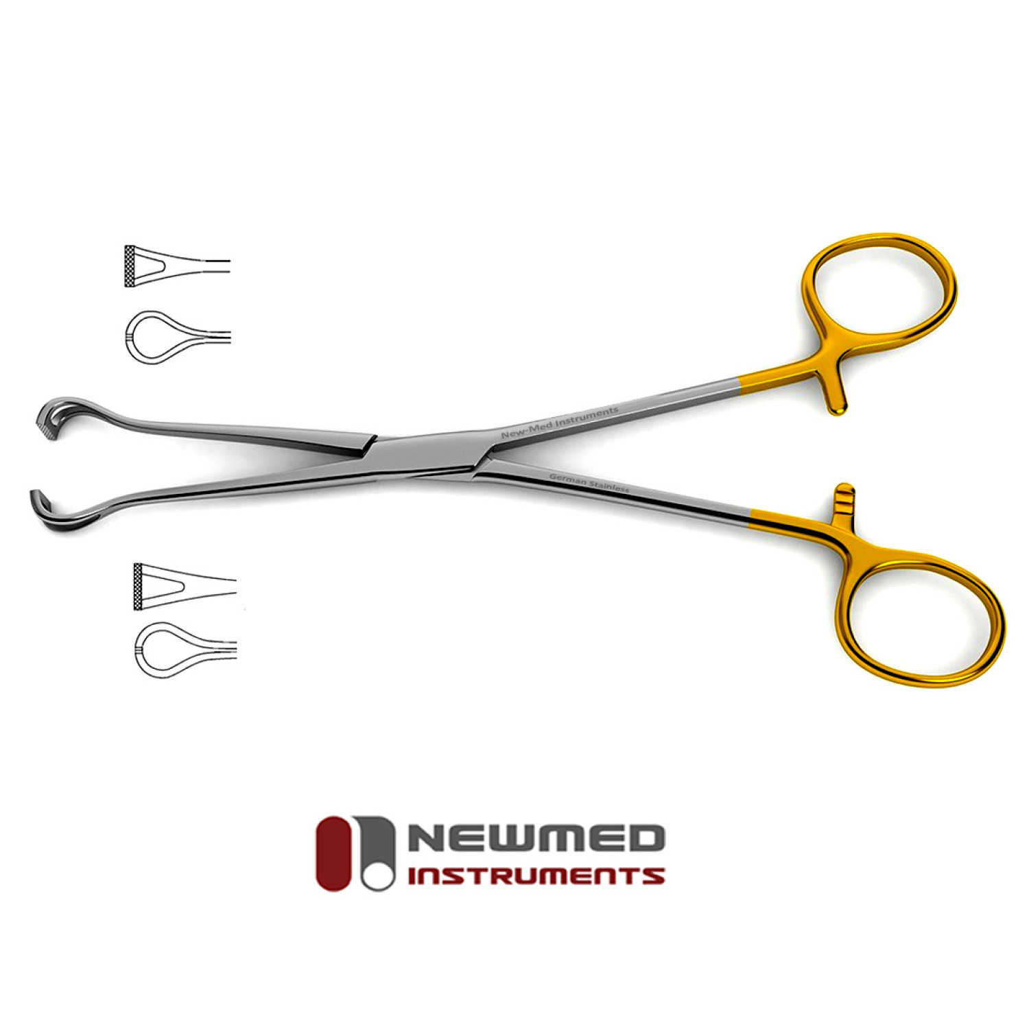 Babcock Tissue Forceps Tungsten Carbide New Med Instruments